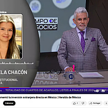 Aument la inversin extranjera directa en Mxico : Entrevista a la vocera institucional de TTR Data Marcela Chacn